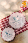 Reposo Post Almuerzo Dessert Plates Set x2